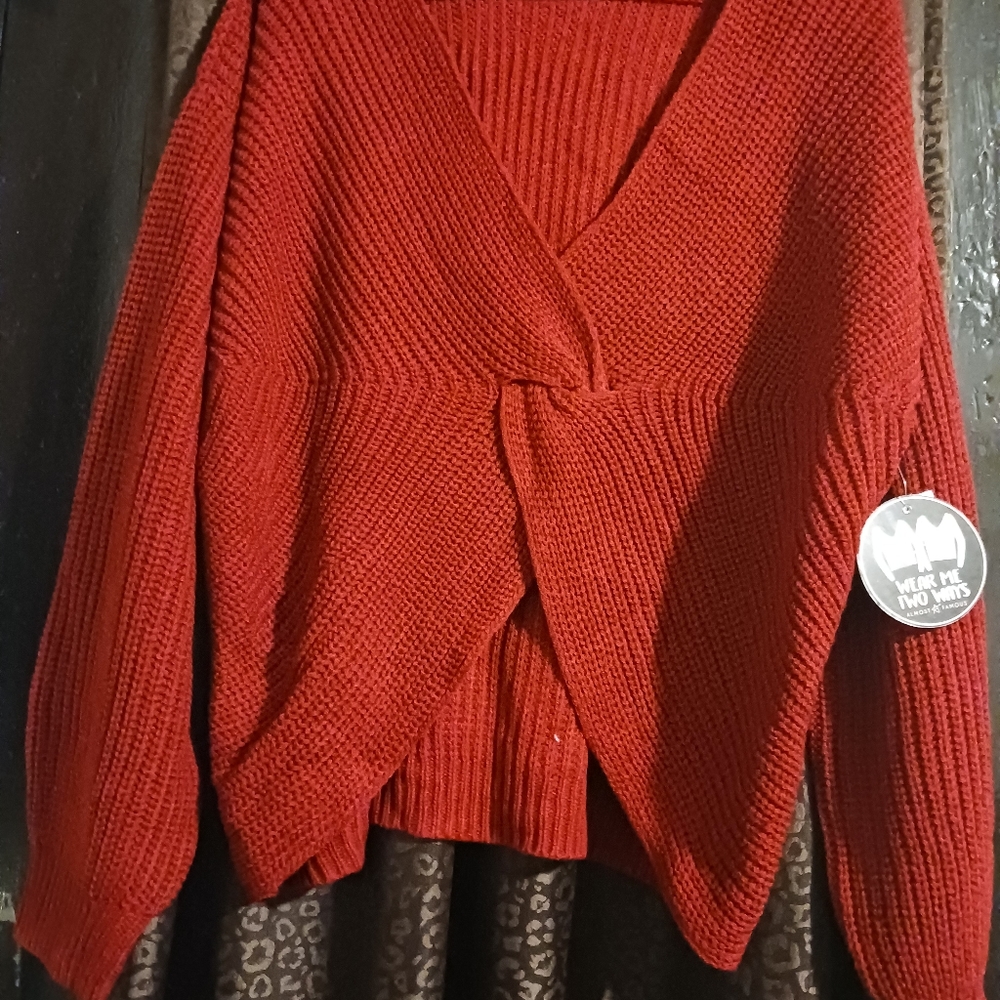 Red sweater